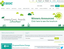 Tablet Screenshot of eauc.org.uk